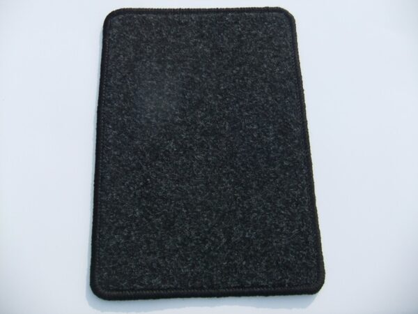 Naaldvilt Klompenmat voor Basic Rechthoekig 29 x 39 cm Gefestonneerde mat om tijdens het instappen uw vieze klompen/laarzen/ schoenen op te zetten zodat de cabinemat schoner blijft.